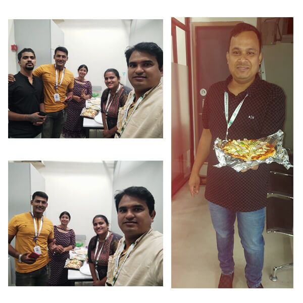 Pizza Party at Aarav Infotech -  Screenshot 1